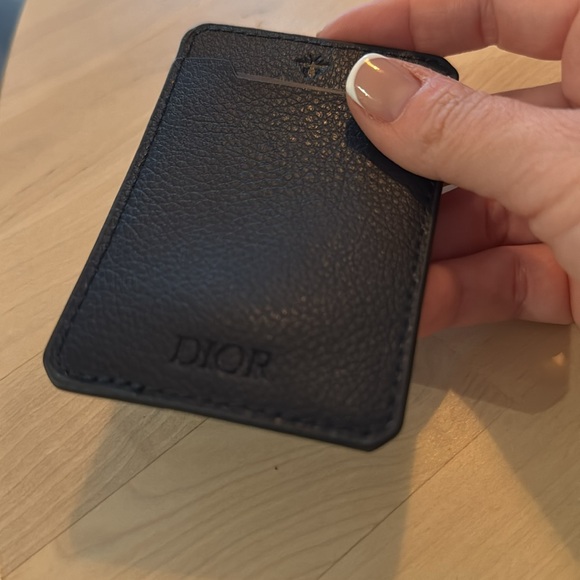 Dior Men's Navy Card Holder - Picture 3 of 5